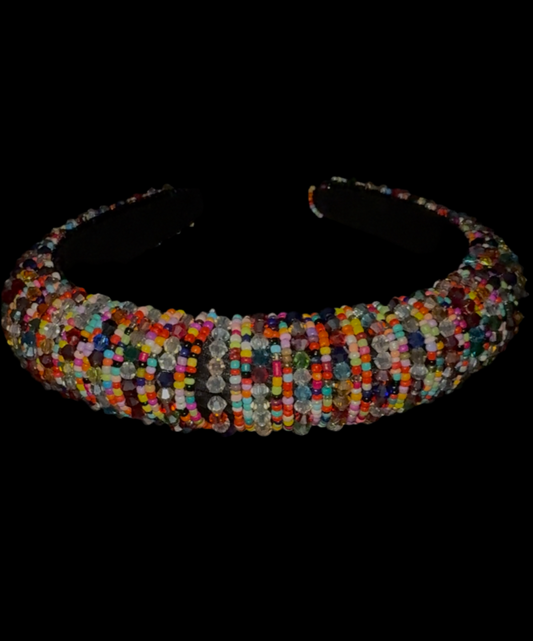 Colourful Beaded Headband